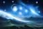 Placeholder: cosmos, ufo blue metallic, sky stars, sky blue light, light