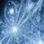 Placeholder: celestial, ice crystals, snow, icicles, reflections