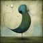 Placeholder: Style by Gabriel Pacheco and Joan Miro and Victor Pasmore, surreal abstract art, no faces and no people, Lovecraftian monster, surreal masterpiece, juxtaposition of the uncanny and the banal, sharp focus, smooth, green hues and blue tints, loosely based on the nightmare art of J.P. Targete