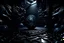 Placeholder: architectural illustration of a hyper crazy aluminum diorama art of the matte black ball squares circles triangles glowing lines motion blur depth of field dark metallic colors global light from the top and back hyper shadows octane render