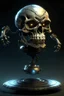 Placeholder: Ce Golem est un Étrange crâne métallique lévitant et parlant. Il flotte dans les airs, stabilisée par un anneau de gyrolasers. La surface de la du crane metallique est gravée de glyphes cabalistiques et de motifs ésotériques.