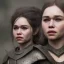 Placeholder: only perfect face detailed and realistic emilia clarke face, wearing dragon armor. fly hair, village, highly realistic, highly detailed, mist around, smoke, particles, fog and fire