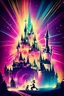 Placeholder: nostalgic poster cheerfull disney abstract lasers