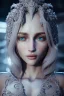 Placeholder: portrait of samantha prince set in ice, cinematic lighting, photorealistic, ornate, intricate, realistic, detailed, volumetric light and shadow, hyper HD, octane render, unreal engine 5 insanely detailed and intricate, hypermaximalist, elegant, ornate, hyper-realistic, super detailed --v 4