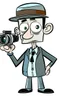 Placeholder: cartoon man with camera head