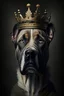 Placeholder: king with dog face