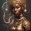 Placeholder: sango fantasy, fantasy magic, intricate, sharp focus, illustration, highly detailed, digital painting, concept art, matte, masterpiece head sexy view black African beauty black afro hair space lady silver snakeskin African princess moon lightening