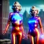 Placeholder: Realistic movie image, retro sci-fi, portrait, blonde action woman, sweet Marylin Monroe face, perfect iris, glow eyes. tight latex tights suit. City, metropolis movie style . epic style, vibrant color, highly detailed, unreal engine 5, ray tracing, RTX, lumen lighting, ultra detail, volumetric lighting, 3d, finely drawn, high definition, high resolution.