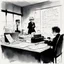 Placeholder: [in her dark office with a pervert smile, by Ralph Steadman] A notification appears on your screen: "New case assigned. Case 127-B: Request for a promotion to a higher position." Your boss, Magister Lucifer, had made it clear that you need to process at least two cases per day.