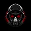 Placeholder: create logo symbol, shadow guard, respirator mask, red eyes