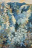 Placeholder: open, free, clear, bluish-white, flowing, smooth, bright, focused, and intense; Post-Impressionist painting inspired by Klimt and Hundertwasser; Golden Hour; Exquisitely Detailed; Foliage Palette