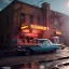 Placeholder: Ultra Realistic retro sci-fi, explosion Supermarket parking scene, 1960 year, blonde woman, sweet Jane Fonda face, perfect iris, glow eyes, face makeup, tight latex coat; many panic people, Retro sci-fi style, soft color, highly detailed, unreal engine 5, ray tracing, RTX, lumen lighting, ultra detail, volumetric lighting, 3d, finely drawn, high definition, high resolution.