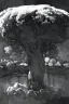 Placeholder: Hiroshima bomb, greyscale, sketch