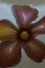 Placeholder: stylized fractal art of a flower tempered by natural palette featuring a yellow flower with with spots of blush pink and electric orange along the edges of the petals.