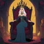 Placeholder: [Disenchantment] queen Dagmar on her throne in agent provocative, ready