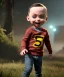 Placeholder: Sheldon cooper toddler, full body, dramatic lighting, angry, hyper realistic