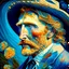 Placeholder: Vincent van Gogh. Style by Catherine Abel and Vincent van Gogh. Modifiers: 4k very attractive high detail Van Gogh acrylic art catherine abel graphic lines