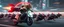 Placeholder: arch rocket ship on leaning scooter in a swing, coated cat captain in high speed pursuit among neon rat cyber soldiers, with background motion blur