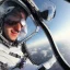 Placeholder: german fighter pilot taking selfie using a gopro