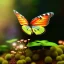 Placeholder: intricate details, realistic, octane,colorfull unreal engine, ,zoomed out + portrait, volumetric lighting, shiny,extreme detail, Photorealism, High detail, Hyper realistic butterfly in forest, macro lens blur,abstract paint, sharp,eos5d mark 4, ef 85mm 5.6, focus