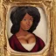 Placeholder: Portrait of sexy medieval black woman