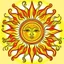 Placeholder: stylized sun