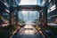 Placeholder: landscape outdoor portal connected to the Web3, Cinematic smooth, Blender, octane render, high quality, High resolution, cyberpunk, Asian style.