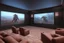 Placeholder: a dedicated home cinema room