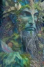 Placeholder: Emesh, Sumerian god of vegetation, in the styles of Chiamonwu Joy, and Flora Bowley, powerful, highly artistic, cohesive, stunning composition, deep Hyperfocal depth, f90, Hyper realistic, Hyper detailed, Post processing, Epic composition, lifelike, high pixel, exquisitely beautiful, flowing, ultra-high-definition 8k, Super crisp, lush colors, kandinsky.