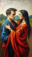 Placeholder: Monalisa tangoing whit vangok greate painter