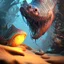 Placeholder: fluid ink angler fish creature, unreal engine 5, 8k resolution, photorealistic, ultra detailed