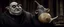 Placeholder: uncle fester snail cow in the adams family, saying "I know something about you."