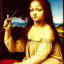 Placeholder: Retrato de una niña muy guapa llamada Eira Santiago Arnau con el estilo de Leonardo da Vinci