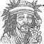 Placeholder: Coloring page for beginers, with "rastaman smoking marijuana", very Bold outlines and white background, cartoon style, minimal number of elements, very simple, not very detailed