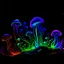 Placeholder: Synesthesia, neo-surrealism, neon bioluminescence