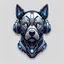 Placeholder: a logothat looks like the cyborg dog