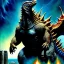 Placeholder: portrait oil on canvas, Godzilla ,comic book cover, mystical colors,insanely detailed,realistic,intrincate detail, 16k resolution, masterpiece,Frank Frazetta,Alex Horley, Simon Bisley,Oscar chichoni