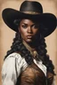 Placeholder: "Nellie Brown Portrait - Black Cowgirl 1880 Print Poster Introducing the perfect means to print art on - the premium matte vertical posters. Made with museum-grade paper (175gsm fine art paper), these posters translate any digital artwork into exquisite real life décor.