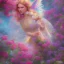 Placeholder: bright fairy in a flowery landscape synthwave, colorful, psychedelic, fairytale artstation, concept fairy art, smooth, extremely sharp detail, finely tuned detail, ultra high definition, 8 k