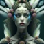 Placeholder: Portrait of beautiful girl, plant, metal, feathers, Dryad, fae, sidhe, ominous, nature, plants, wildflower, facepaint, dnd character portrait, intricate, oil on canvas, masterpiece, expert, insanely detailed, 4k resolution, retroanime style, cute big circular reflective eyes, cinematic smooth, intricate detail , soft smooth lighting, soft pastel colors, painted Renaissance style,bokeh, 800mm lens