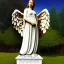 Placeholder: Huge statue of Angel, highly realistic, 8k, square,