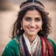 Placeholder: Pakistani Pushto young-woman smiling & has beautiful lenses with traditional dress