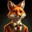 Placeholder: realistic fox lady teacher