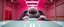 Placeholder: car driving happy 2d neon fluffy test dummy hippo scumbag in the style of Escher and Giger and Fallout 4, pinhole cam, airbrush 3d rendering, on tv screen:A five-second cinematic single take in a clean industrial presentation hall.