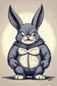 Placeholder: Batman, but he’s an angry rabbit