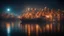 Placeholder: dream world, Indian city harbour, calm beauty, fantasy world, magic, night, darkness, moonlight, starlight, splendor, uplifting, inspiring, therapeutic, chiaroscuro, color, award-winning colour photograph, beautiful composition, Nikon 135mm