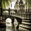 Placeholder: A classic stone bridge reminiscent of London Bridge spans a gentle flowing river. Ornate details adorn the elegant structure, complemented by vintage iron railings and lampposts. The scene harmoniously combines historic charm with the modern energy of the city, offering a serene yet lively backdrop for your photos.