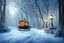 Placeholder: FOREST carriage LANTERN WINTER PATH FALL