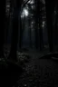Placeholder: forest during the night scary