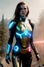 Placeholder: illustration, ultrarealistic, dynamic, concept art, strikingly beautiful (18 year old girl:1.2),_skimpy sci-fi armor_, Hair (long ginger:1.1), Face (freckles:1.2), body, medium breasts (light cleavage:1.2), tracing, ambient light, highres, (hyperrealistic:1.2), (perfect face:1.1), intricate (high detail:1.1) body, beautiful detailed eyes (emerald:1.3), _camera_, _pose_, plump lips ,sci-fi theme, Model hash: ddc3021b